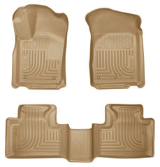 Husky Liners - Husky Liners 11 - 13 Dodge Durango / 11 - 13 Jeep Grand Cherokee WeatherBeater Combo Tan Floor Liners - Demon Performance