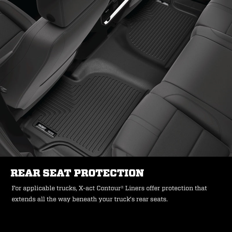 Husky Liners - Husky Liners 11 - 22 Dodge Durango / 11 - 14 Jeep Grand Cherokee X - Act Contour Blk 2nd Seat Floor Liners - Demon Performance