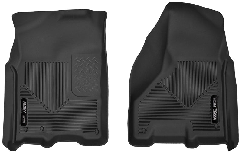 Husky Liners - Husky Liners 12 - 13 Dodge Ram 1500/ 12 2500 & 3500 X - Act Contour Black Front Floor Liners - Demon Performance