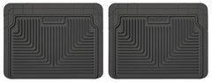 Husky Liners - Husky Liners 12 - 13 Dodge Ram/88 - 09 Toyota 4Runner Heavy Duty Black 2nd Row Floor Mats - Demon Performance