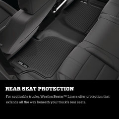Husky Liners - Husky Liners 15 - 22 Ford Mustang WeatherBeater Black Front & Second Seat Floor Liner - Demon Performance