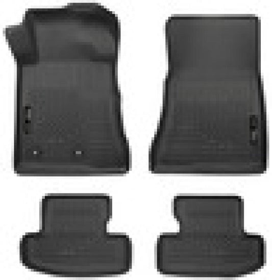 Husky Liners - Husky Liners 15 - 22 Ford Mustang WeatherBeater Black Front & Second Seat Floor Liner - Demon Performance