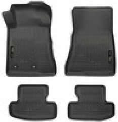 Husky Liners - Husky Liners 15 - 22 Ford Mustang WeatherBeater Black Front & Second Seat Floor Liner - Demon Performance