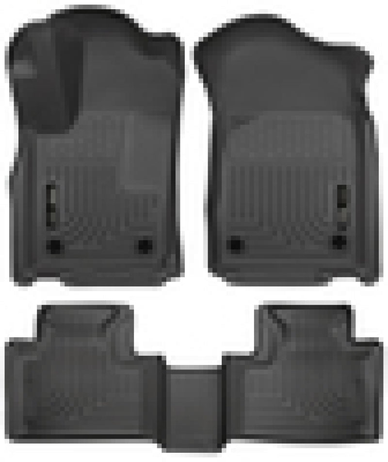 Husky Liners - Husky Liners 16 - 22 Dodge Durango Weatherbeater Black Front & 2nd Seat Floor Liners - Demon Performance