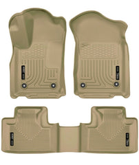 Husky Liners - Husky Liners 16 - 22 Dodge Durango Weatherbeater Tan Front & 2nd Seat Floor Liners - Demon Performance