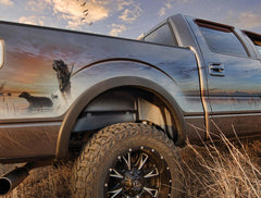 Husky Liners - Husky Liners 19 - 21 Ram 1500 Wheel Well Guards Rear - Black - Demon Performance