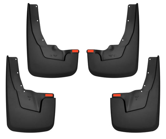Husky Liners - Husky Liners 19 - 22 RAM 1500 w/ OEM Fender Flares Custom - Molded Front & Rear Mud Guards - Demon Performance