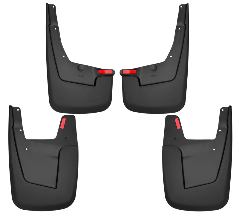 Husky Liners - Husky Liners 19 - 22 RAM 1500 w/o OEM Fender Flares Custom - Molded Front & Rear Mud Guards - Demon Performance