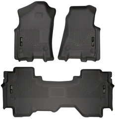 Husky Liners - Husky Liners 19 Dodge Ram 1500 Quad Cab Weatherbeater Black Front & 2nd Seat Floor Liners - Demon Performance