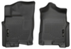Husky Liners - Husky Liners 2016 Nissan Titan XD Crew Cab WeatherBeater Front Row Black Floor Liners - Demon Performance