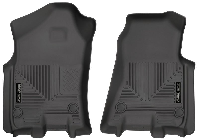 Husky Liners - Husky Liners 2019 Ram 1500 Crew Cab WeatherBeater Black Front Row Floor Liners - Demon Performance