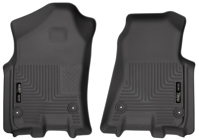 Husky Liners - Husky Liners 2019 Ram 1500 Crew Cab WeatherBeater Black Front Row Floor Liners - Demon Performance