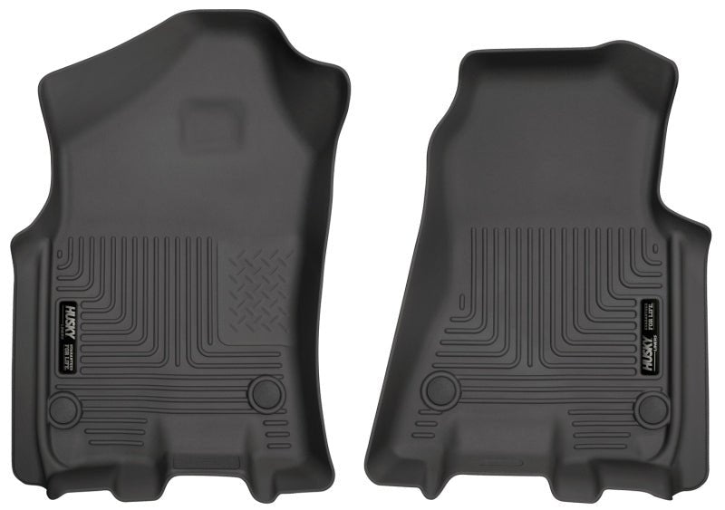 Husky Liners - Husky Liners 2019 Ram 1500 Crew Cab WeatherBeater Black Front Row Floor Liners - Demon Performance