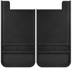 Husky Liners - Husky Liners Universal 12in Wide Black Rubber Rear Mud Flaps w/o Weight - Demon Performance