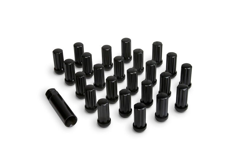 ICON - ICON Alloys Lug Nut Kit Black - 14x1.5 - 24 Lug Nuts w/ Key - Demon Performance