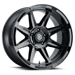ICON - ICON Bandit 20x10 6x5.5 - 24mm 4.5in BS 106.10mm Bore Gloss Black Wheel - Demon Performance
