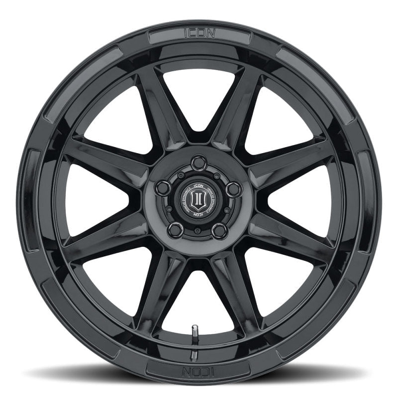 ICON - ICON Bandit 20x10 6x5.5 - 24mm 4.5in BS 106.10mm Bore Gloss Black Wheel - Demon Performance