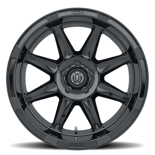 ICON - ICON Bandit 20x10 6x5.5 - 24mm 4.5in BS 106.10mm Bore Gloss Black Wheel - Demon Performance