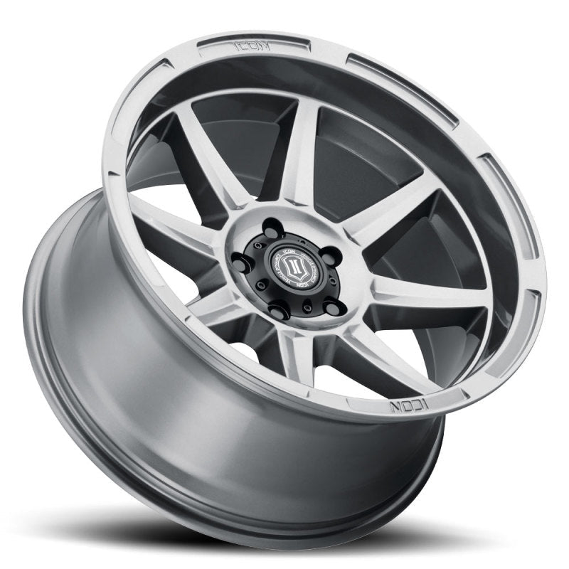 ICON - ICON Bandit 20x10 6x5.5 - 24mm Offset 4.5in BS Gunmetal Wheel - Demon Performance