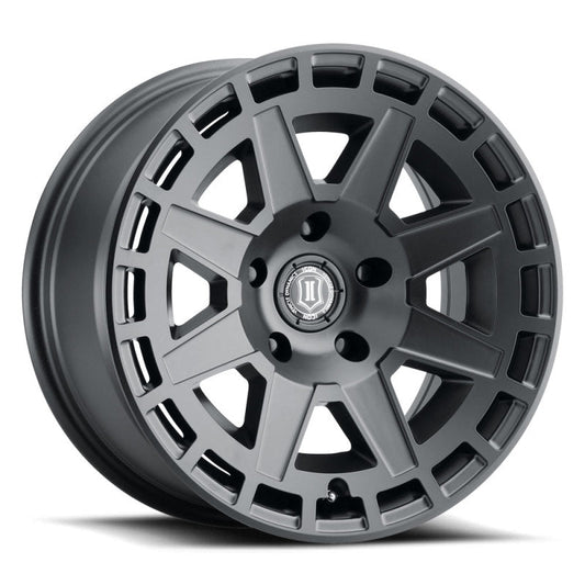 ICON - ICON Compass 17x8.5 5x5 -6mm Offset 4.5in BS Satin Black Wheel - Demon Performance