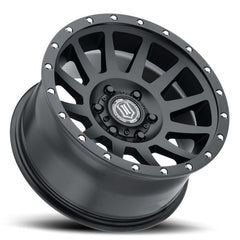 ICON - ICON Compression 17x8.5 5x5 -6mm Offset 4.5in BS 71.5mm Bore Satin Black Wheel - Demon Performance