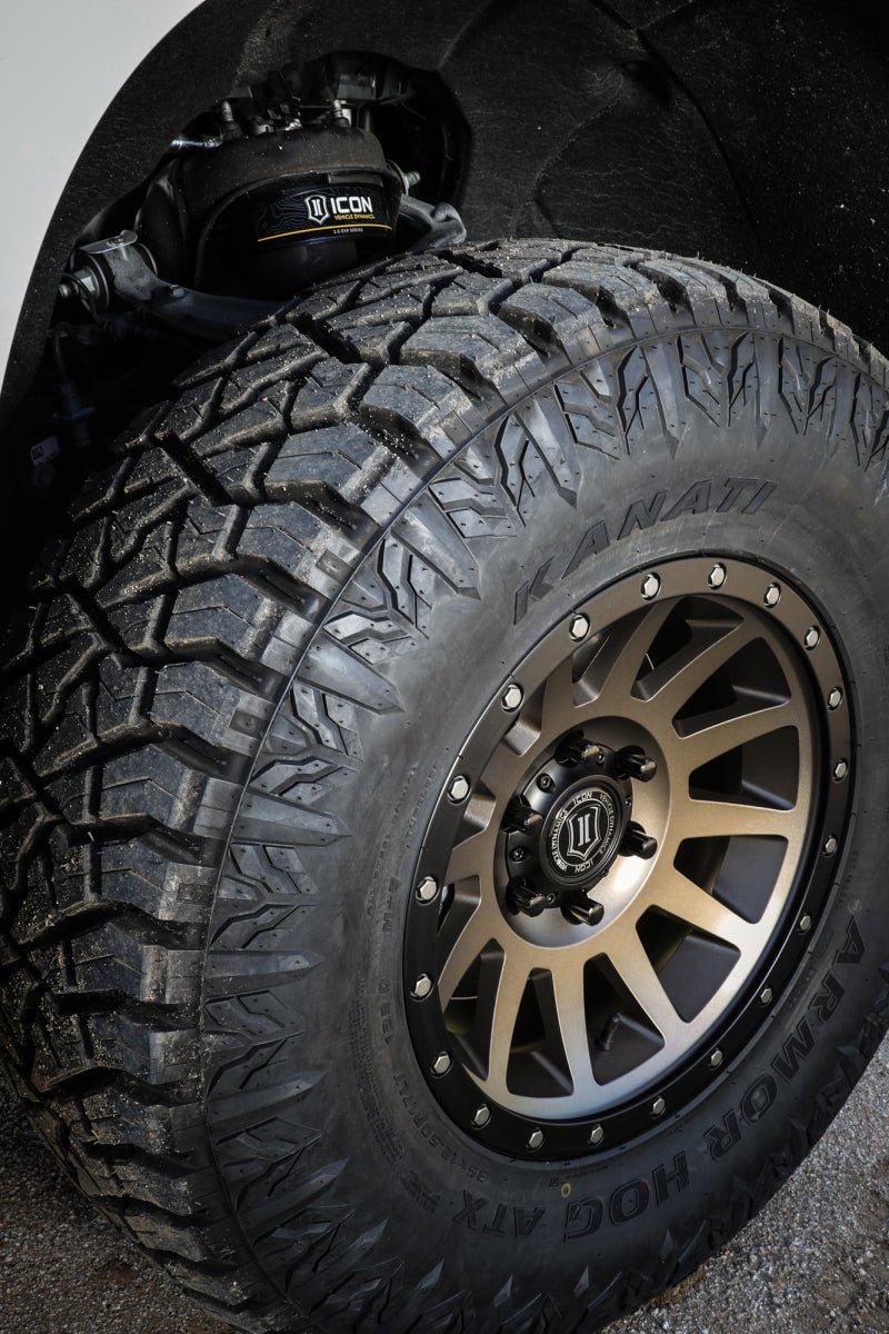 ICON - ICON Compression 17x8.5 6x5.5 0mm Offset 4.75in BS 106.1mm Bore Bronze Wheel - Demon Performance