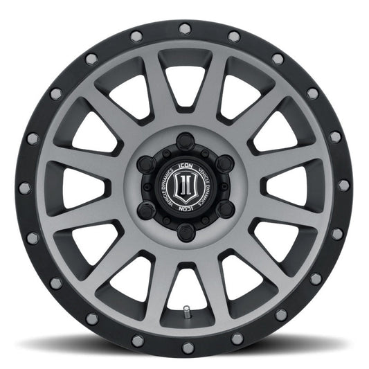 ICON - ICON Compression 18x9 5x5 -12mm Offset 4.5in BS Titanium Wheel - Demon Performance