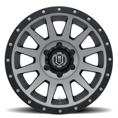 ICON - ICON Compression 18x9 6x5.5 0mm Offset 5in BS Titanium Wheel - Demon Performance