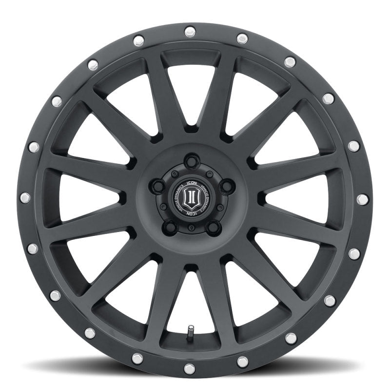 ICON - ICON Compression 20x10 6x5.5 - 19mm Offset 4.75inBS Satin Black Wheel - Demon Performance