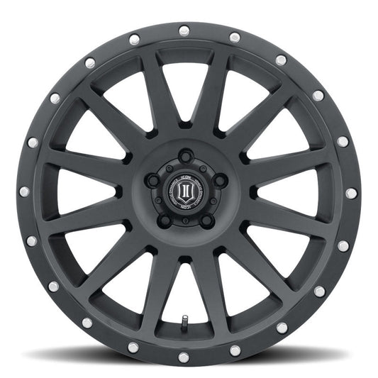 ICON - ICON Compression 20x10 6x5.5 - 19mm Offset 4.75inBS Satin Black Wheel - Demon Performance