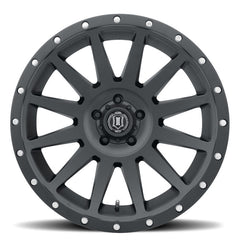 ICON - ICON Compression 20x10 6x5.5 - 19mm Offset 4.75inBS Satin Black Wheel - Demon Performance