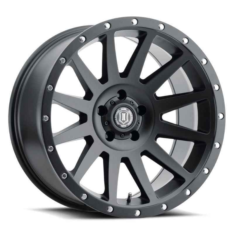 ICON - ICON Compression 20x10 6x5.5 - 19mm Offset 4.75inBS Satin Black Wheel - Demon Performance