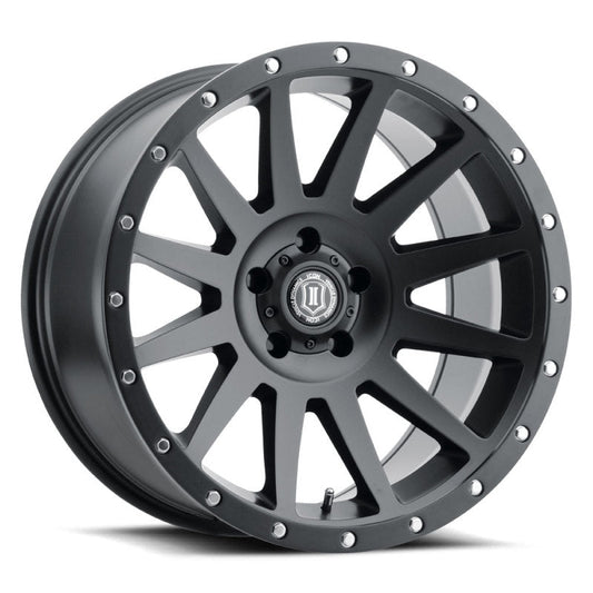 ICON - ICON Compression 20x10 6x5.5 - 19mm Offset 4.75inBS Satin Black Wheel - Demon Performance