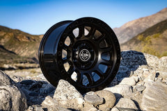 ICON - ICON Hulse 17 X 8.5 6 X 5.5 0mm Offset 4.75in BS Double Black - Demon Performance