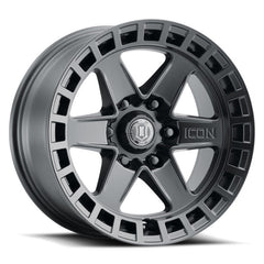 ICON - ICON Raider 17x8.5 6x5.5 0mm Offset 4.75in BS Satin Black Wheel - Demon Performance