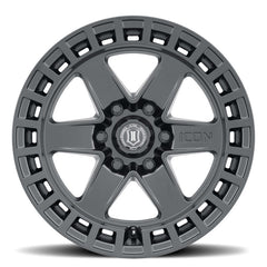 ICON - ICON Raider 17x8.5 6x5.5 0mm Offset 4.75in BS Satin Black Wheel - Demon Performance