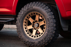 ICON - ICON Raider 17x8.5 6x5.5 0mm Offset 4.75in BS Satin Brass Wheel - Demon Performance