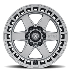 ICON - ICON Raider 17x8.5 6x5.5 0mm Offset 4.75in BS Titanium Wheel - Demon Performance