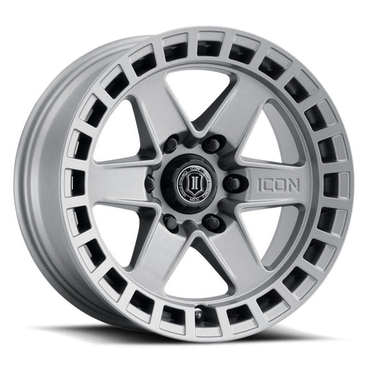 ICON - ICON Raider 17x8.5 6x5.5 0mm Offset 4.75in BS Titanium Wheel - Demon Performance
