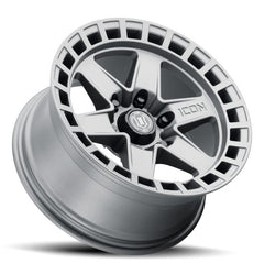 ICON - ICON Raider 17x8.5 6x5.5 0mm Offset 4.75in BS Titanium Wheel - Demon Performance
