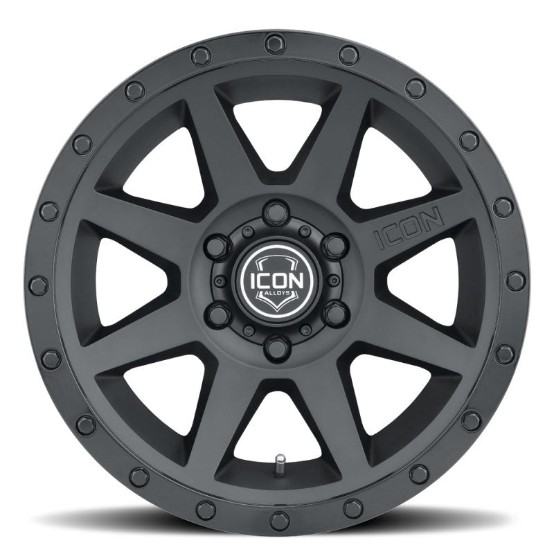 ICON - ICON Rebound 17x8.5 6x5.5 0mm Offset 4.75in BS 106.1mm Bore Double Black Wheel - Demon Performance