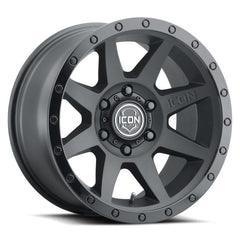 ICON - ICON Rebound 17x8.5 6x5.5 0mm Offset 4.75in BS 106.1mm Bore Double Black Wheel - Demon Performance