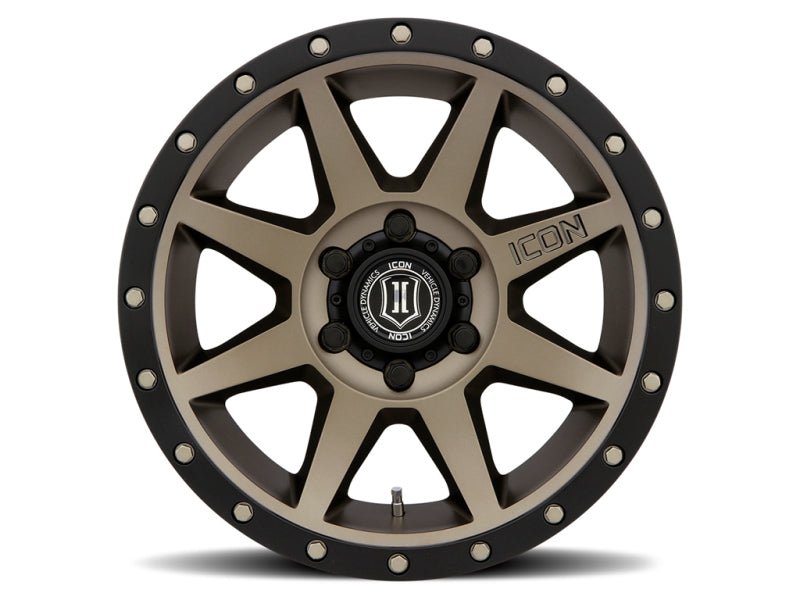 ICON - ICON Rebound 18x9 5x5 -12mm Offset 4.5in BS 71.5mm Bore Bronze Wheel - Demon Performance