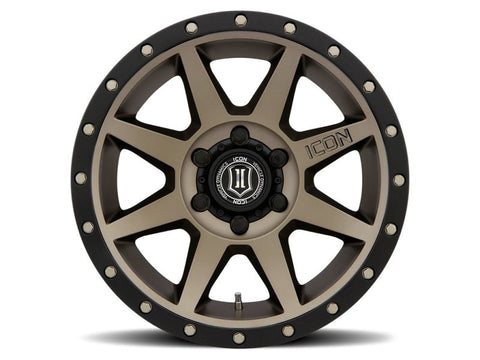 ICON - ICON Rebound 18x9 5x5 -12mm Offset 4.5in BS 71.5mm Bore Bronze Wheel - Demon Performance
