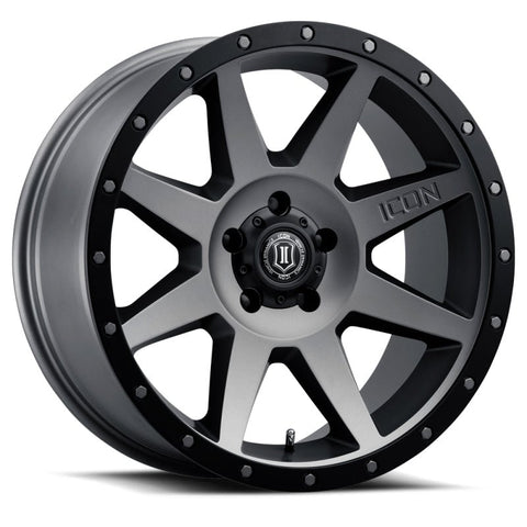 ICON - ICON Rebound 20x9 5x5 -12mm Offset 4.5in BS Titanium Wheel - Demon Performance