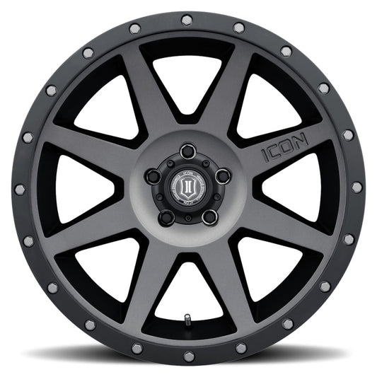 ICON - ICON Rebound 20x9 5x5 -12mm Offset 4.5in BS Titanium Wheel - Demon Performance
