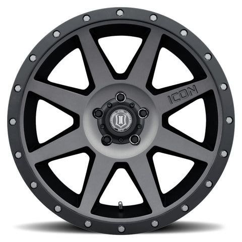 ICON - ICON Rebound 20x9 5x5 -12mm Offset 4.5in BS Titanium Wheel - Demon Performance