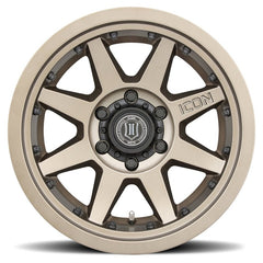 ICON - ICON Rebound Pro 17x8.5 5x5 -6mm Offset 4.5in BS 71.5mm Bore Bronze Wheel - Demon Performance