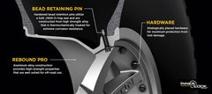 ICON - ICON Rebound Pro 17x8.5 5x5 -6mm Offset 4.5in BS 71.5mm Bore Satin Black Wheel - Demon Performance