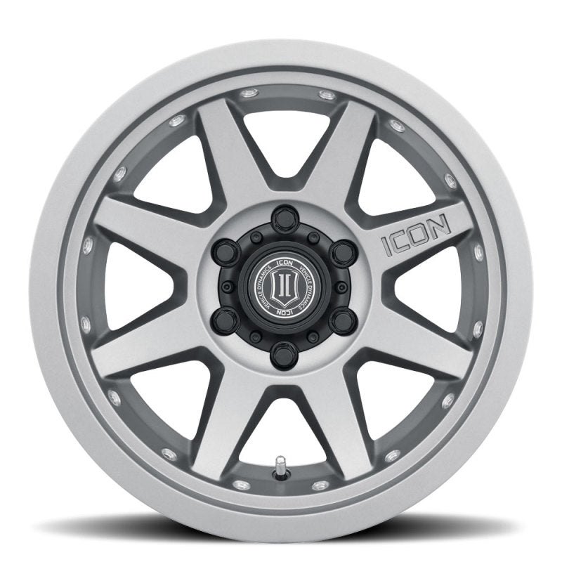 ICON - ICON Rebound Pro 17x8.5 5x5 -6mm Offset 4.5in BS 71.5mm Bore Titanium Wheel - Demon Performance